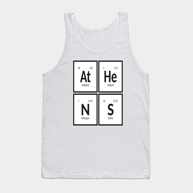 Athens City | Periodic Table of Elements Tank Top by Maozva-DSGN